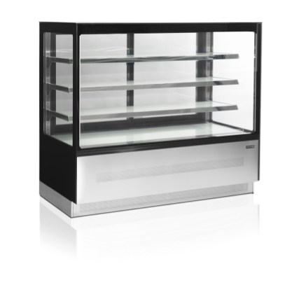 TEFCOLD LPD1503F/BLACK jahutusega vitriinkapp