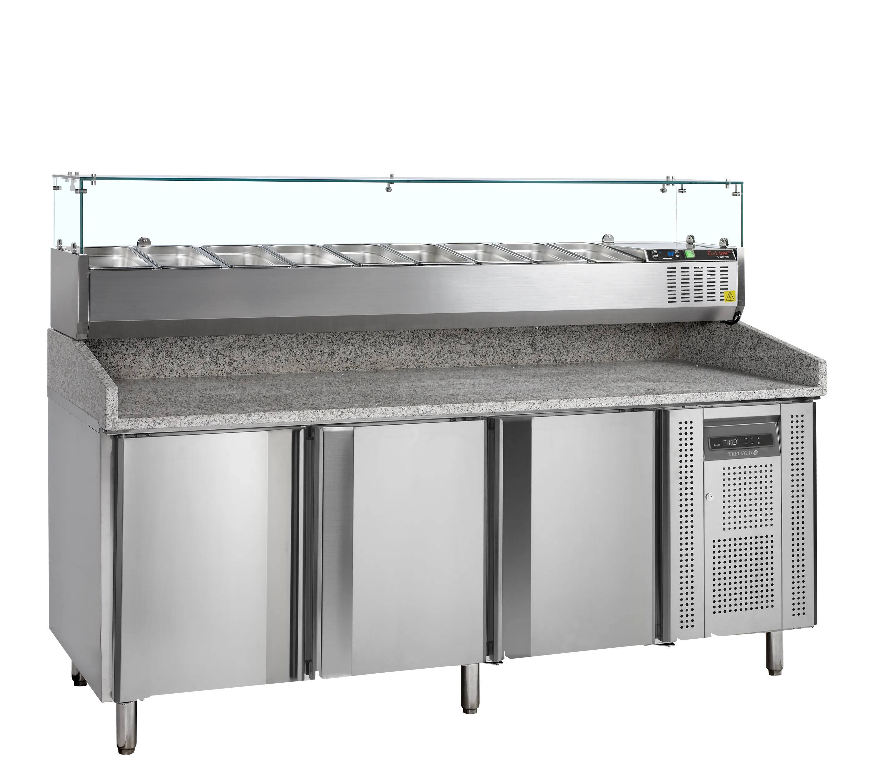 TEFCOLD PT1300 pitsalaud külmutusvitriiniga